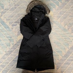 North Face Arctic Down Parka (Small, Black)